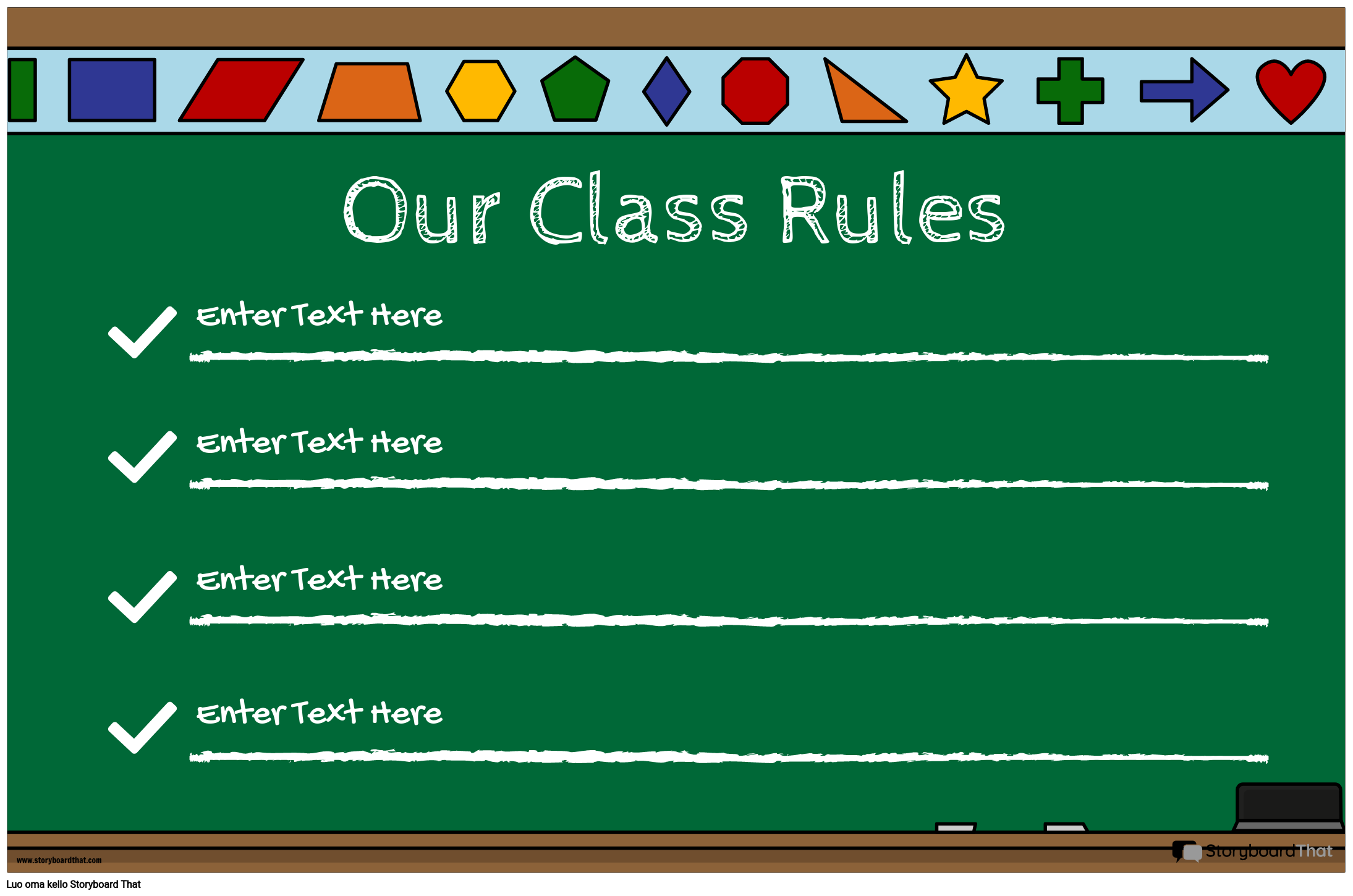 Luokkahuoneen Säännöt 22
