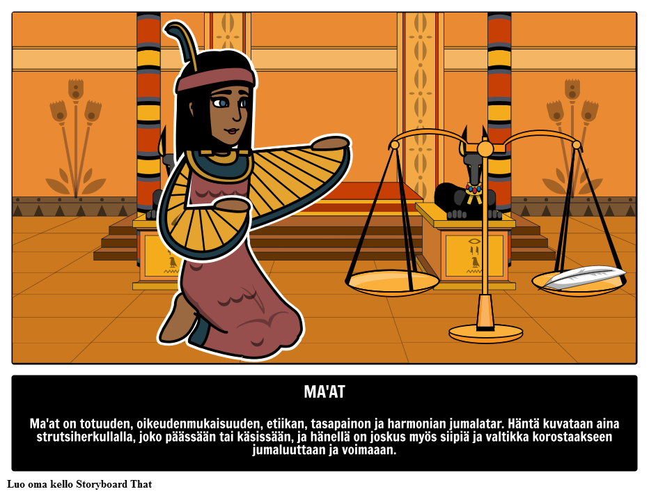 Ma'at: Egyptin Jumalatar 