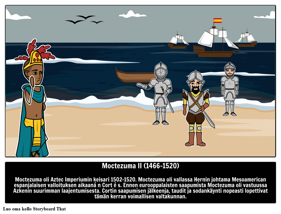 Moctezuma II tai Montezuma II - Atsteekkien Valtakunnan Hallitsija 