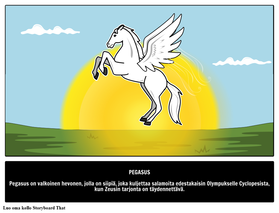 Pegasus: Kreikkalainen Mytologia 