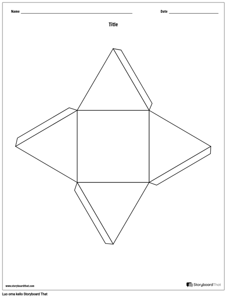 Pyramid Story Cube -malli