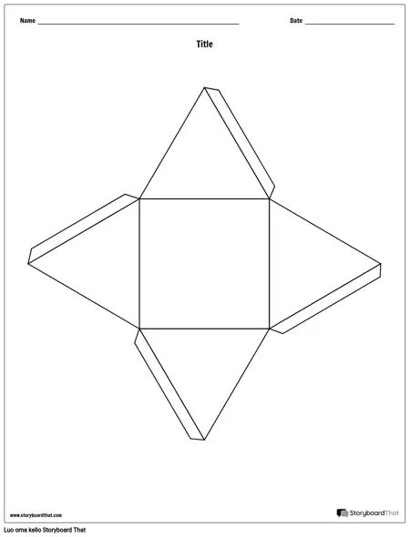 Pyramid Story Cube -malli