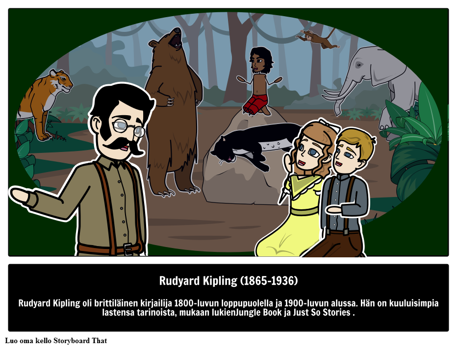 Rudyard Kipling: Brittiläinen Kirjailija 