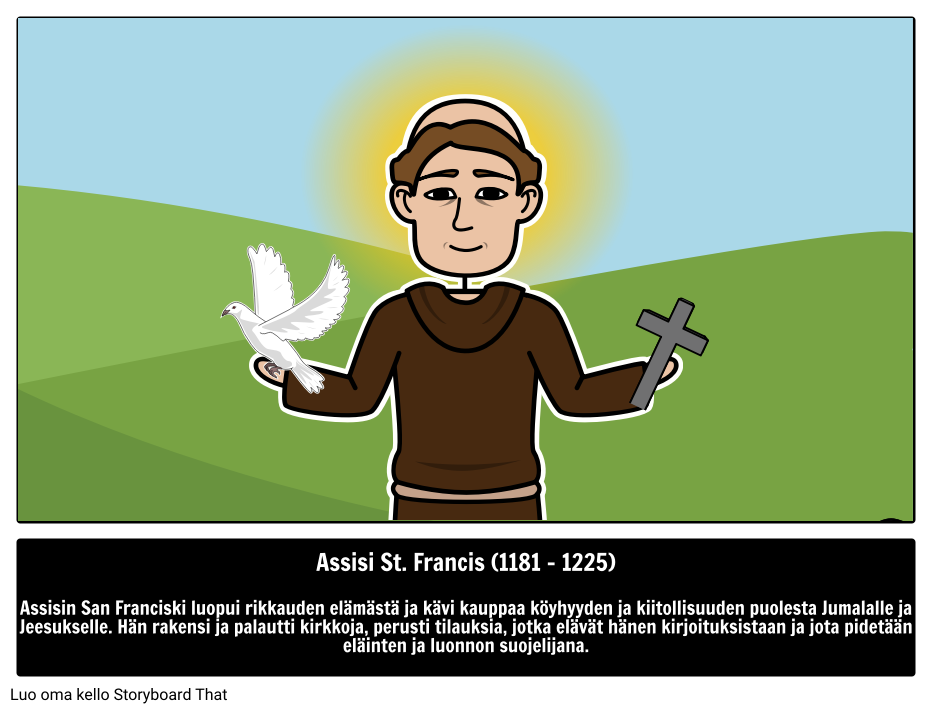 Kuka oli pyhä Franciscus Assisilainen?