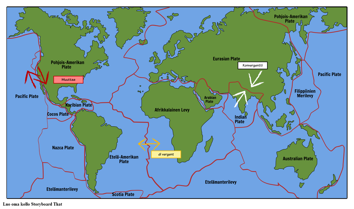 Tectonic Plate Map