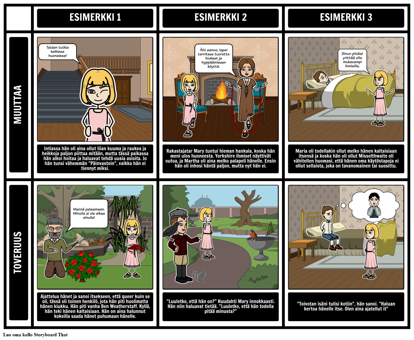 The Secret Garden Theme Storyboard By Fi examples