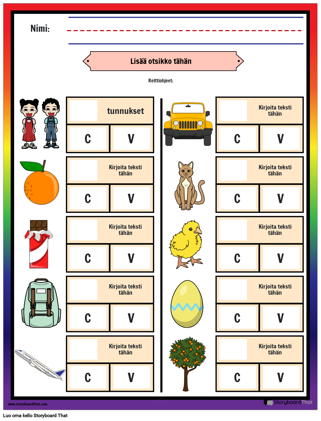 Storyboard That Ilmaisia Vokaali Ja Konsonanttiharjoituksia Storyboard That Ilmaisia Vokaali Ja Konsonanttiharjoituksia