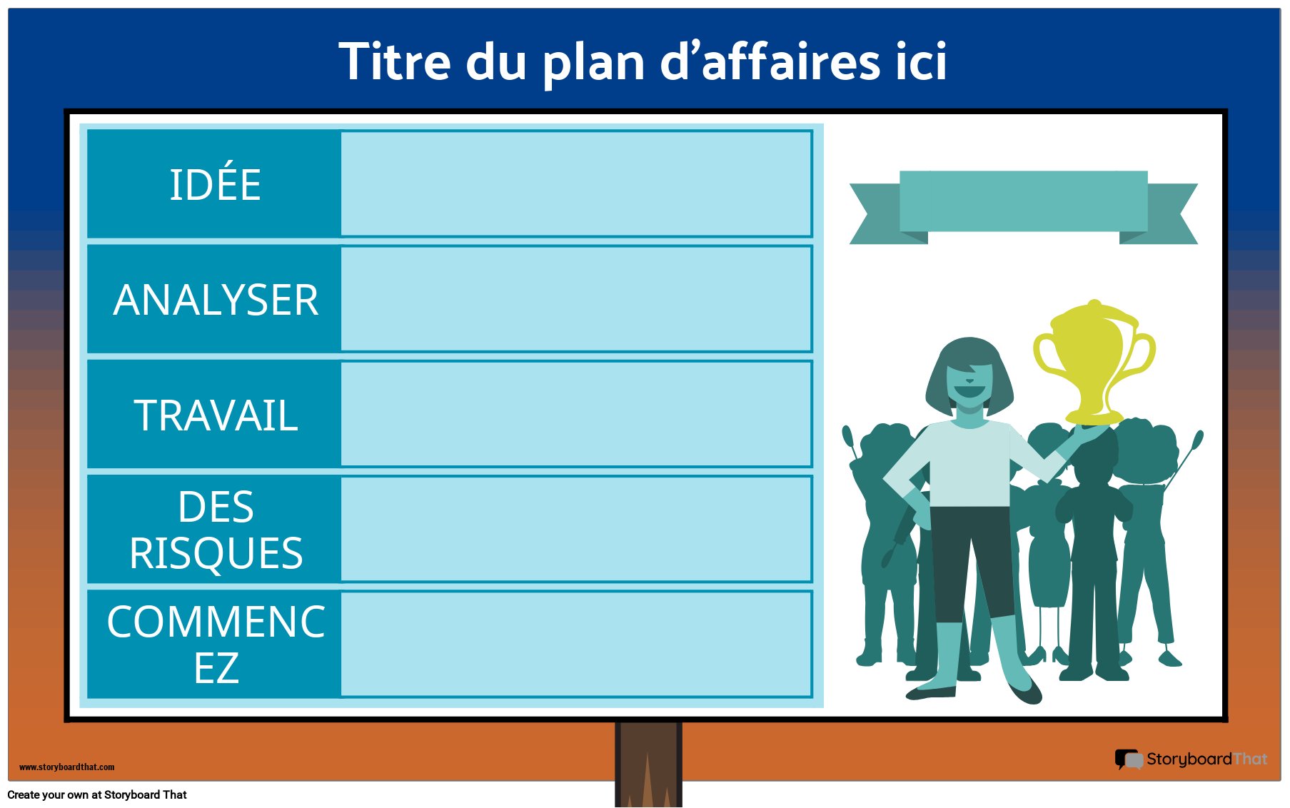 Affiche du Plan D'entreprise 1