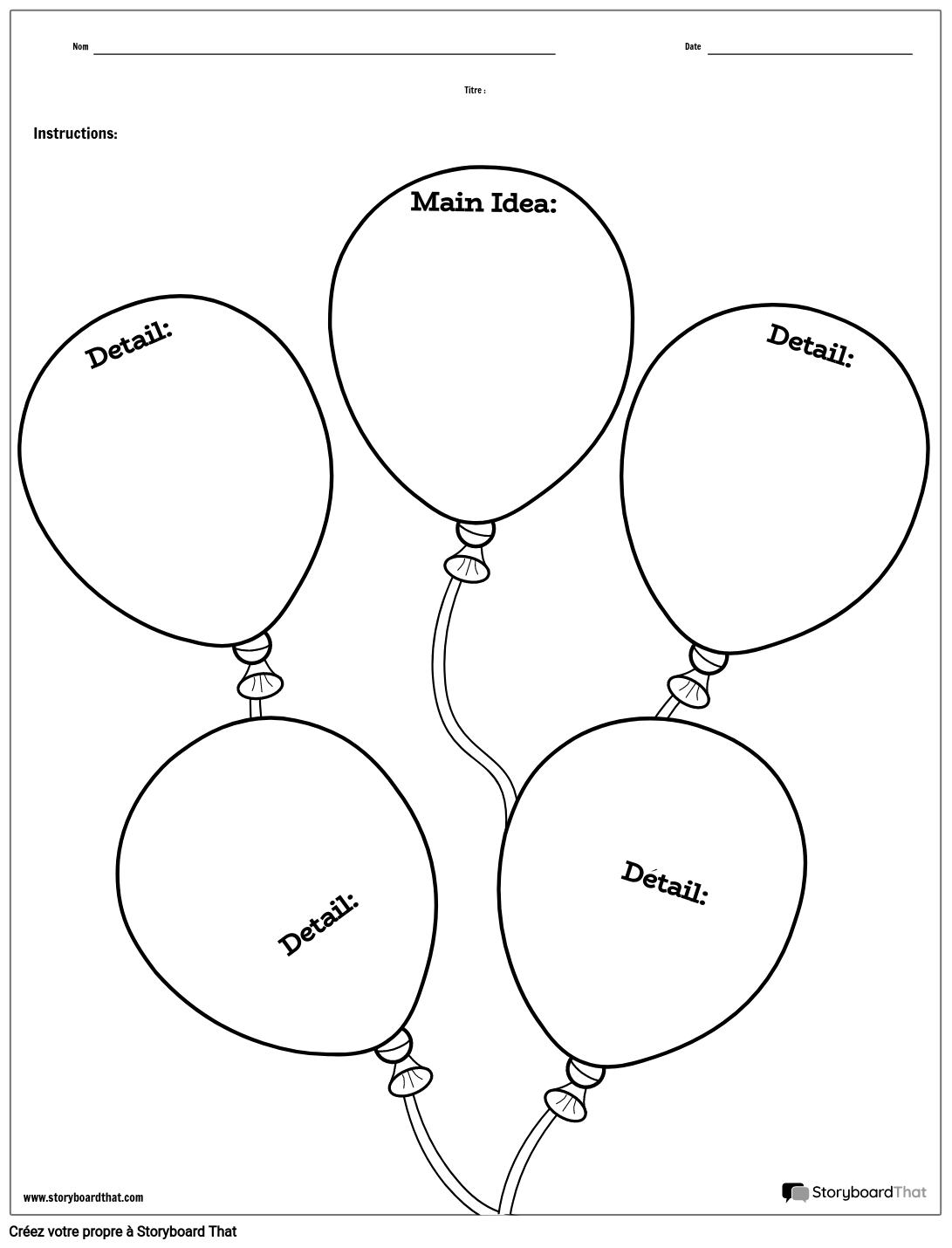 Ballon Story Map Blank