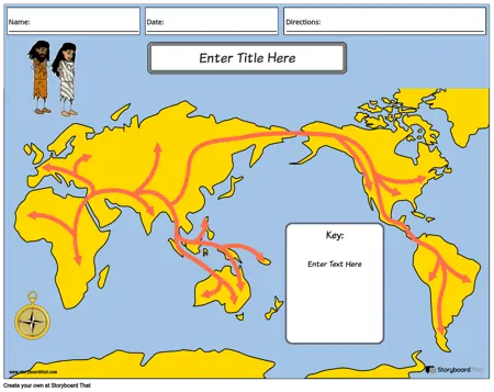 Carte des Migrations Humaines