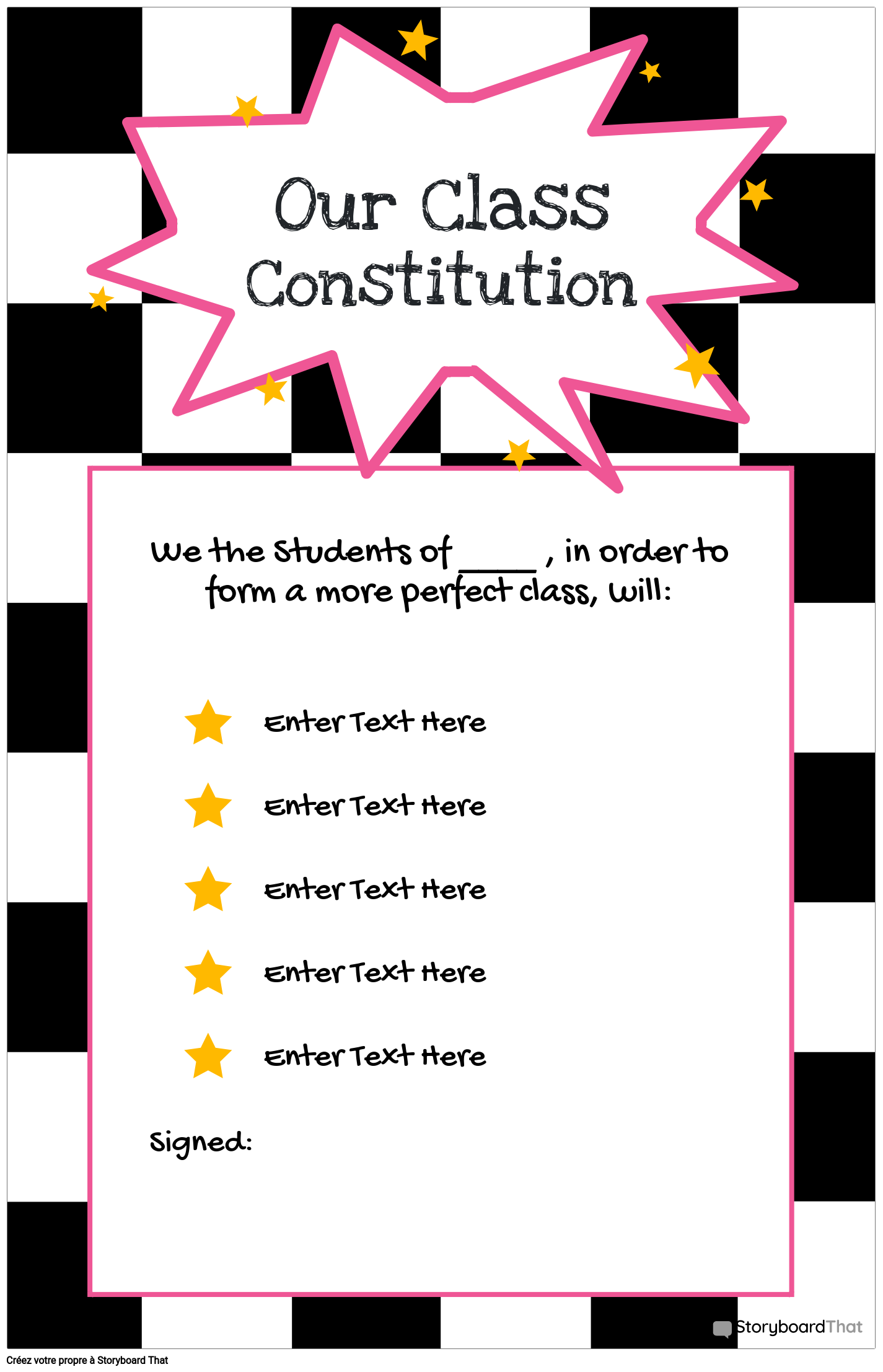 Constitution de Classe 4