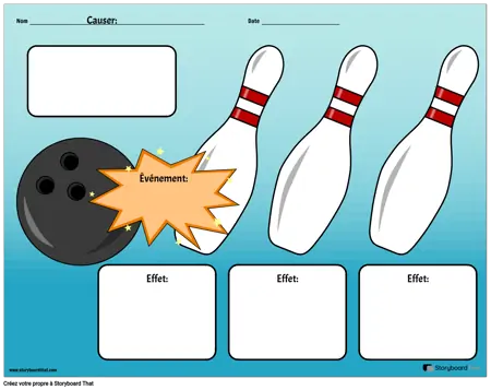 Couleur de Bowling de Cause à Effet