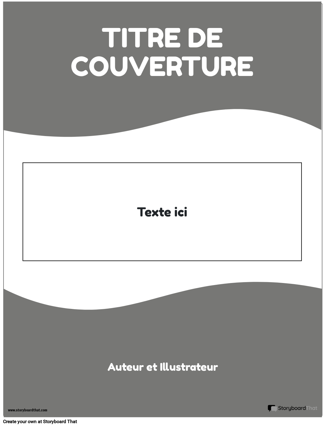 Couverture De Livre Vierge Imprimable