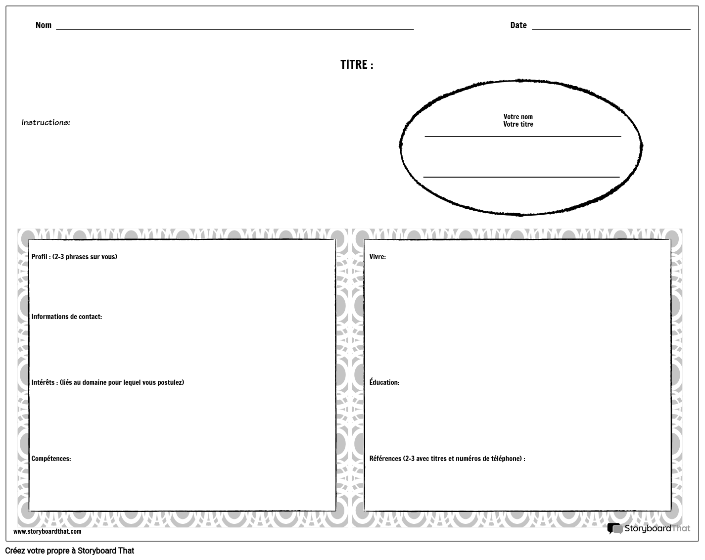 CV 4 Storyboard Por Fr examples