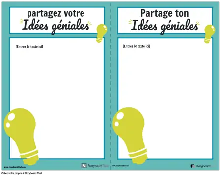 Feuillet D'idées Lumineuses