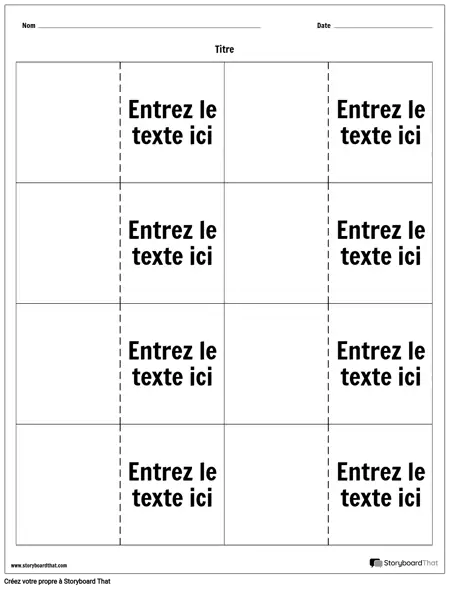 Flashcards - 8 Up