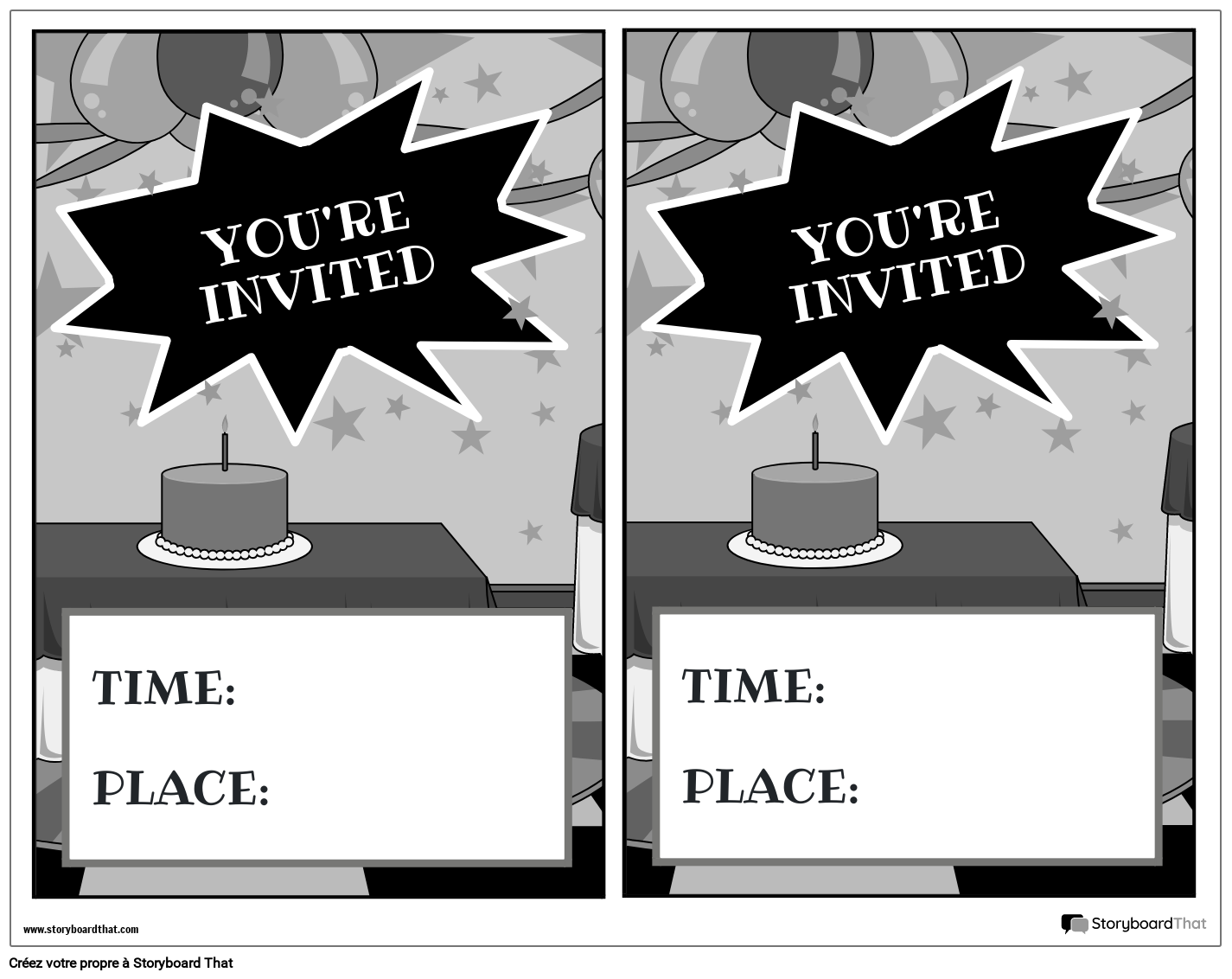 Invitation 1 PC
