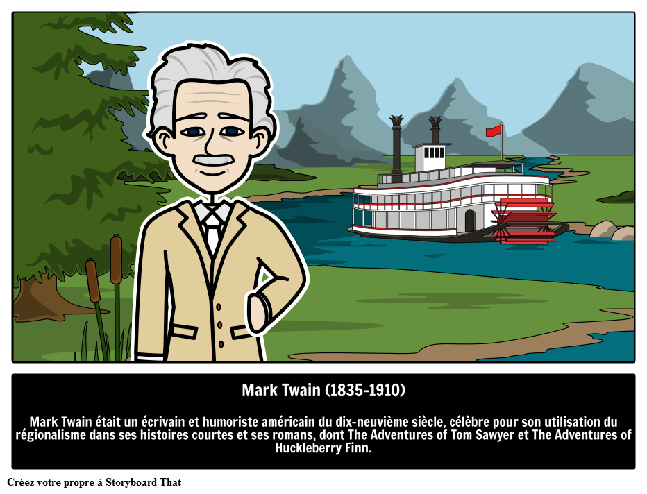 Mark Twain : Auteur et Humoriste Américain 