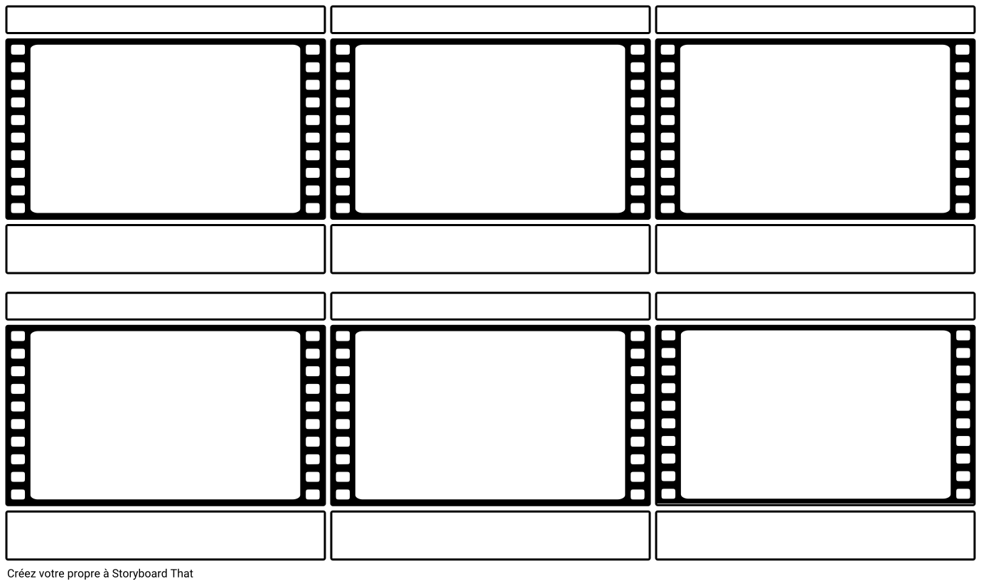 Modèle de Storyboard de Filmstrip