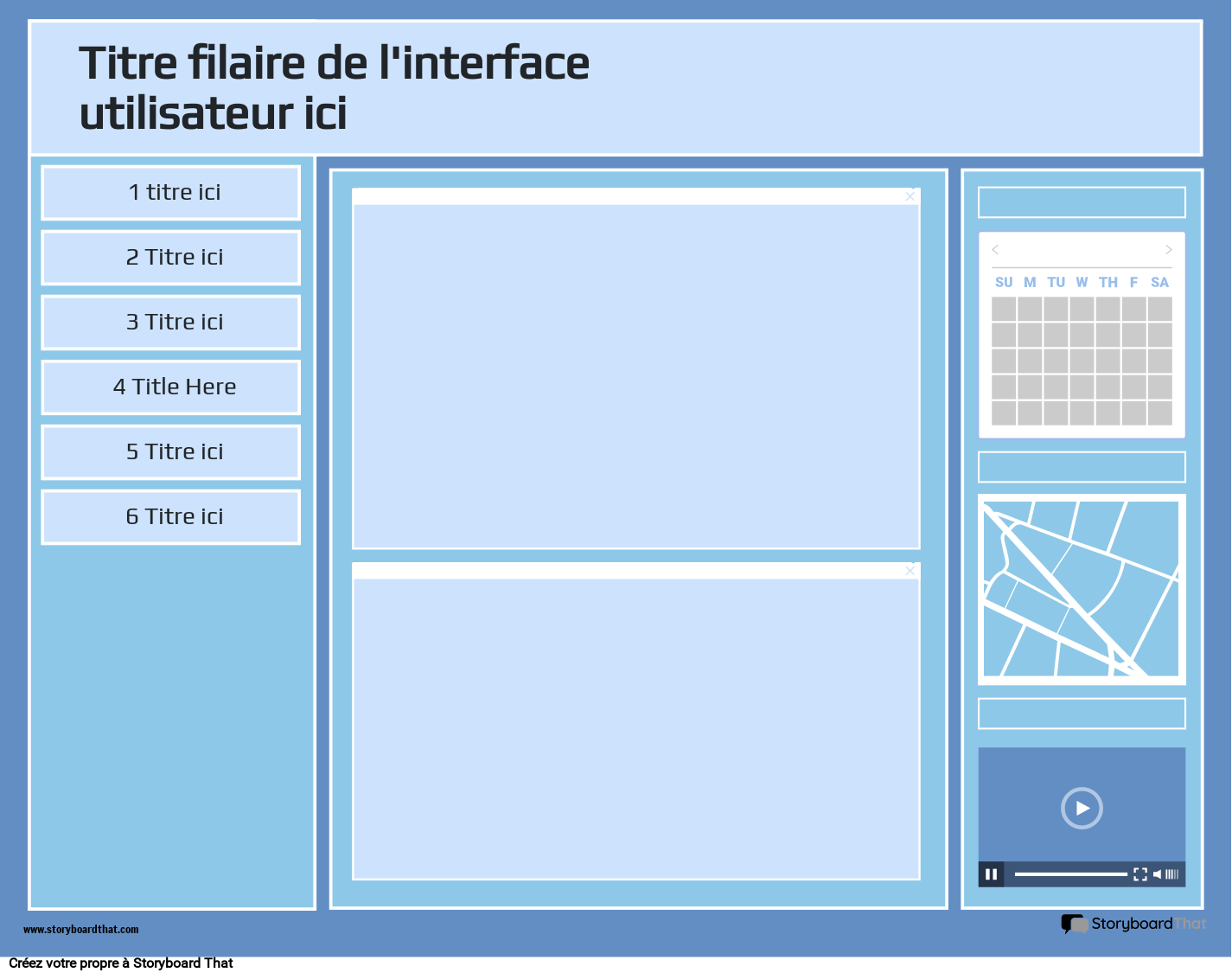 Modèle Filaire D'interface Utilisateur D'entreprise 1