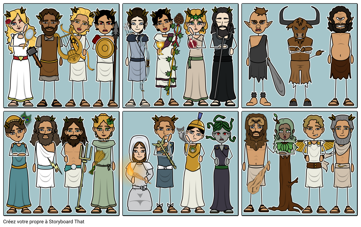 Mythologie Grecque Personnages