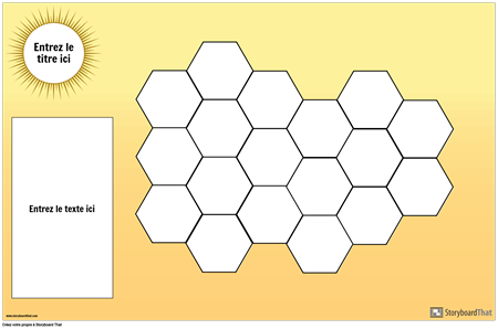 Plateau de jeu Hexagonal