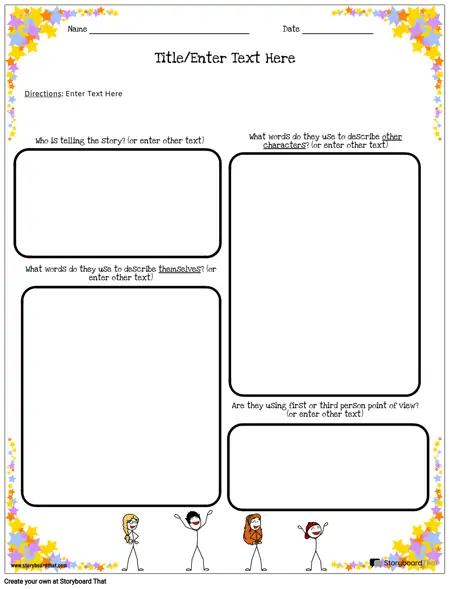 Point de vue Feuille de Travail 1