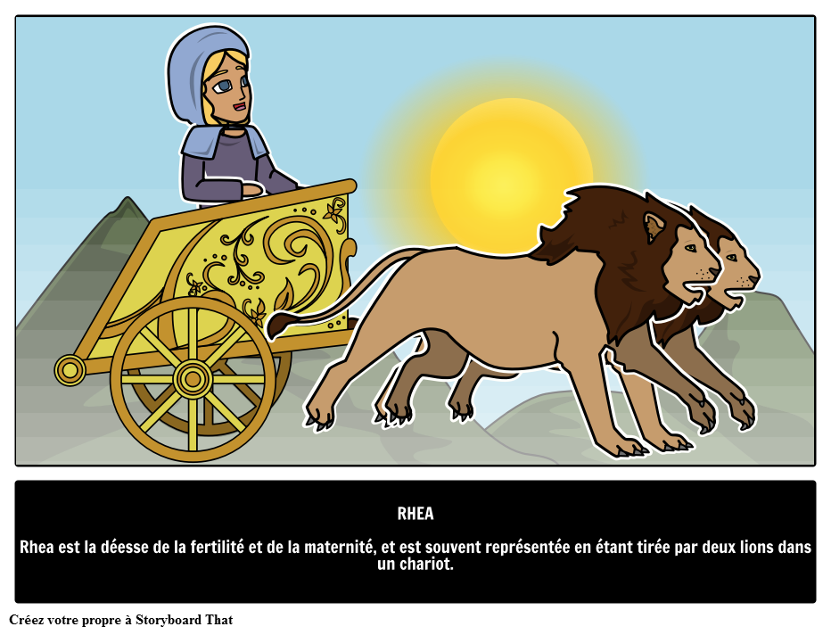 Rhéa : déesse grecque de la fertilité et de la maternité