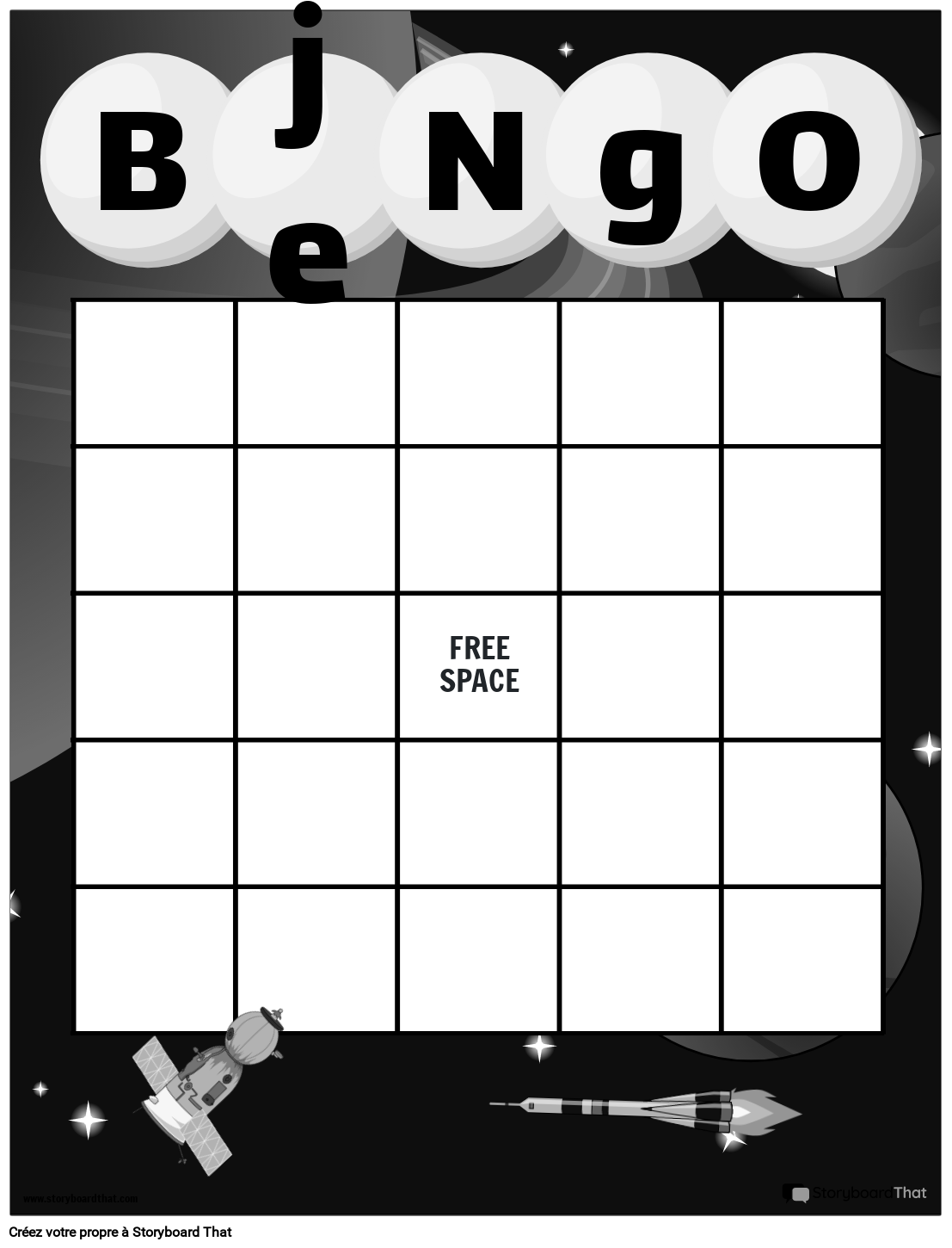 Tableau Bingo 2 BW