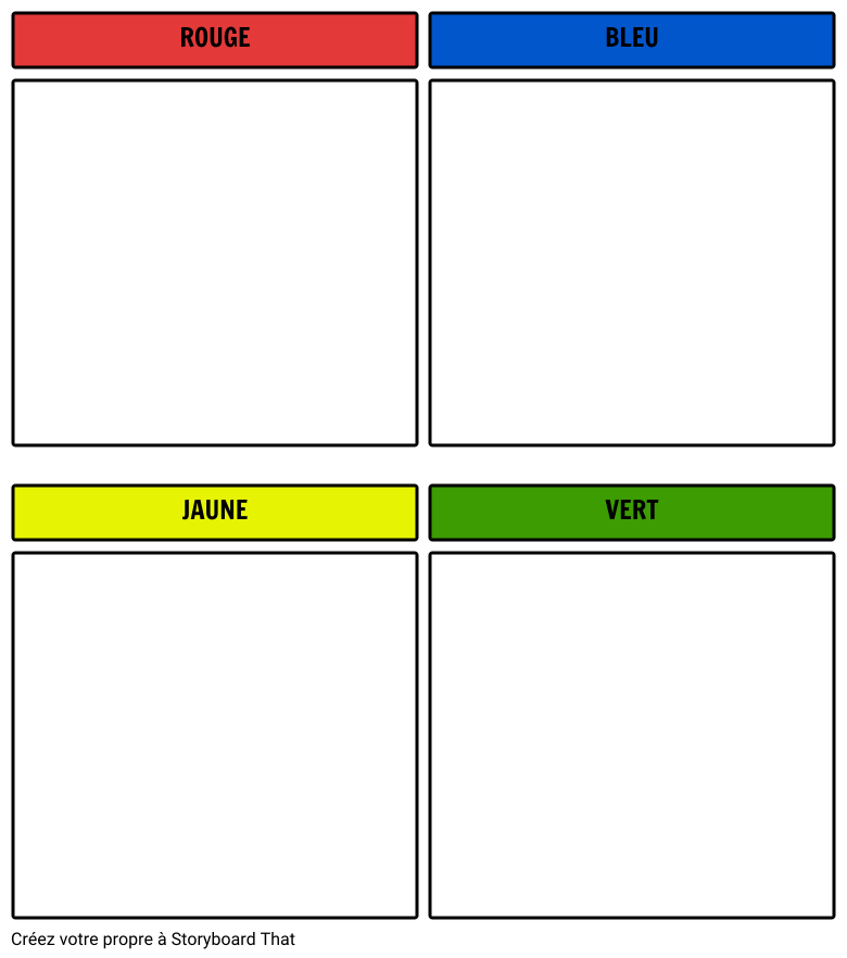 Tableau de Triage Couleurs Imprimables Exemple