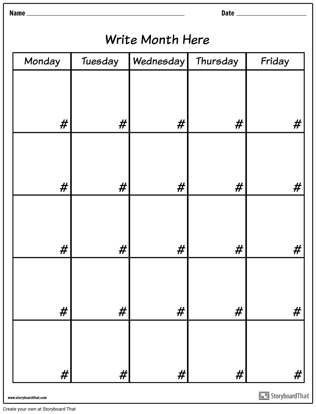 לוח שנה - יום בשבוע