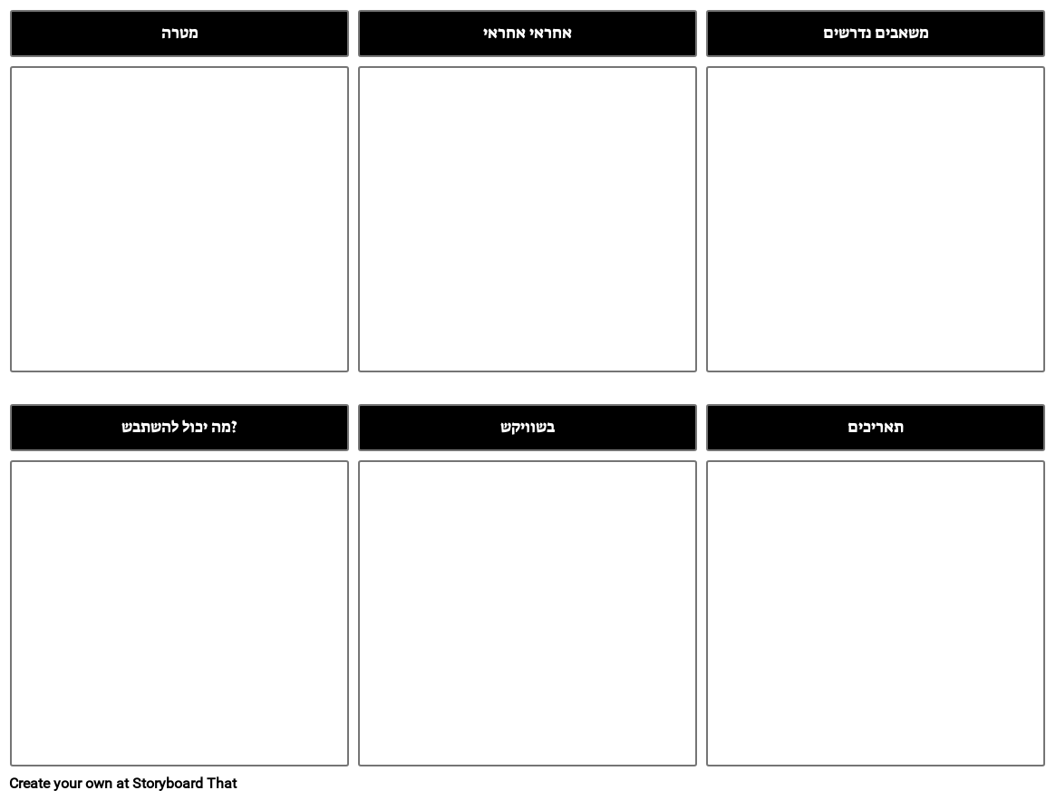 תבנית תכנית צוות