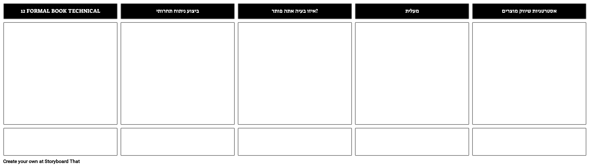 תבנית הצעה לערך