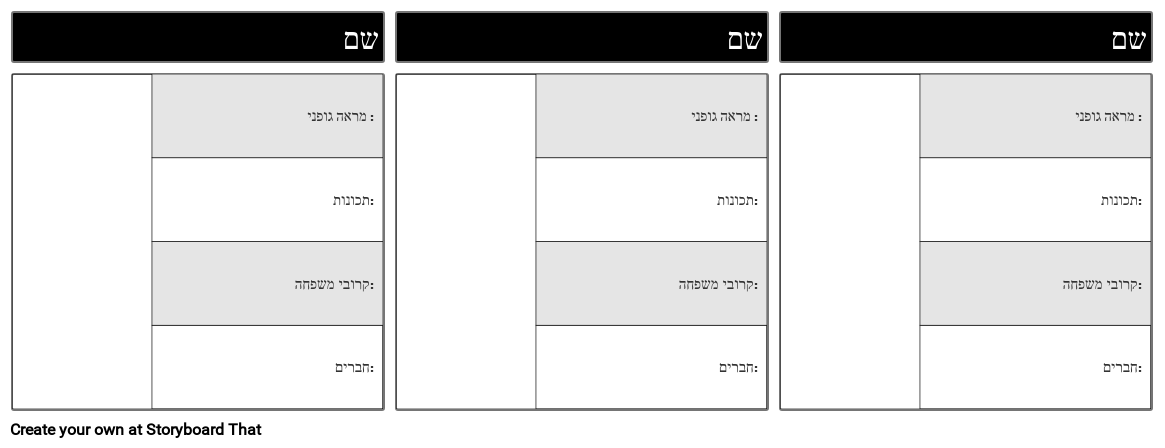 מפת תווים 4 שדות שנמלאו