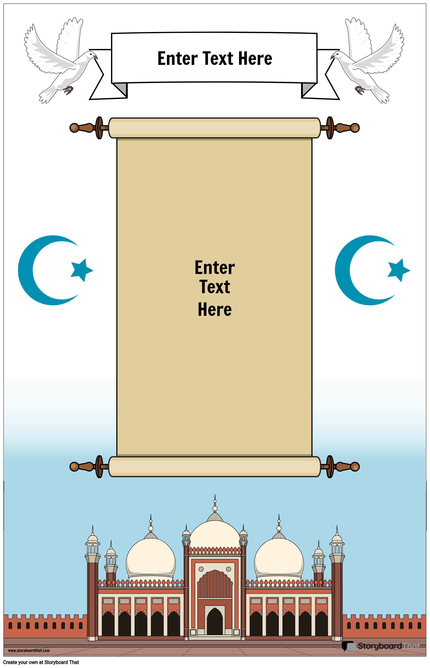 כרזה דתית 9 דיוקן איסלאם