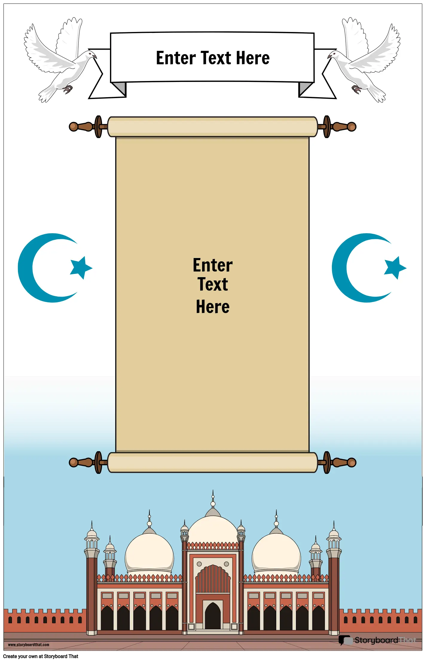כרזה דתית 9 דיוקן איסלאם