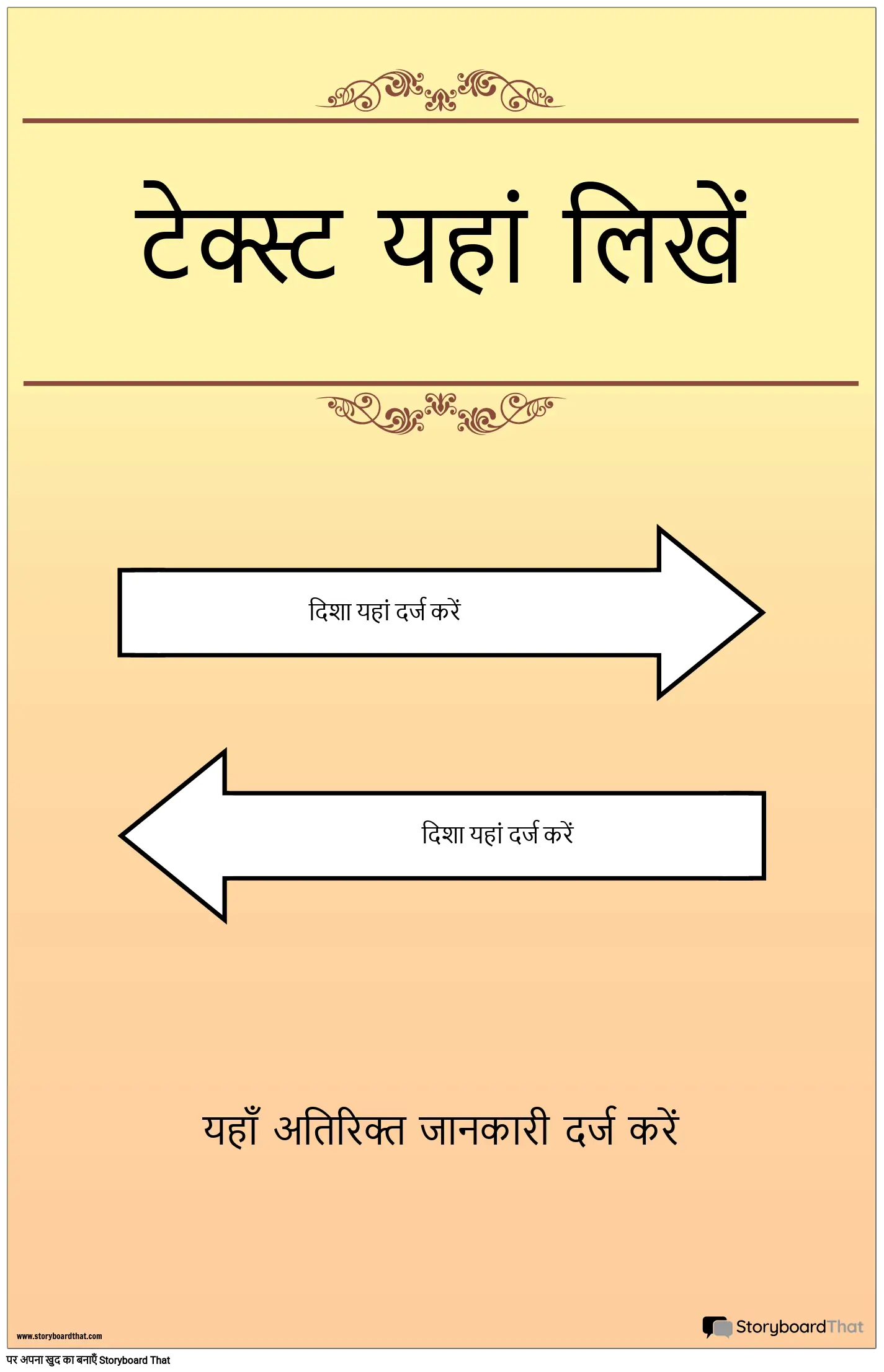 दिशा पोस्टर
