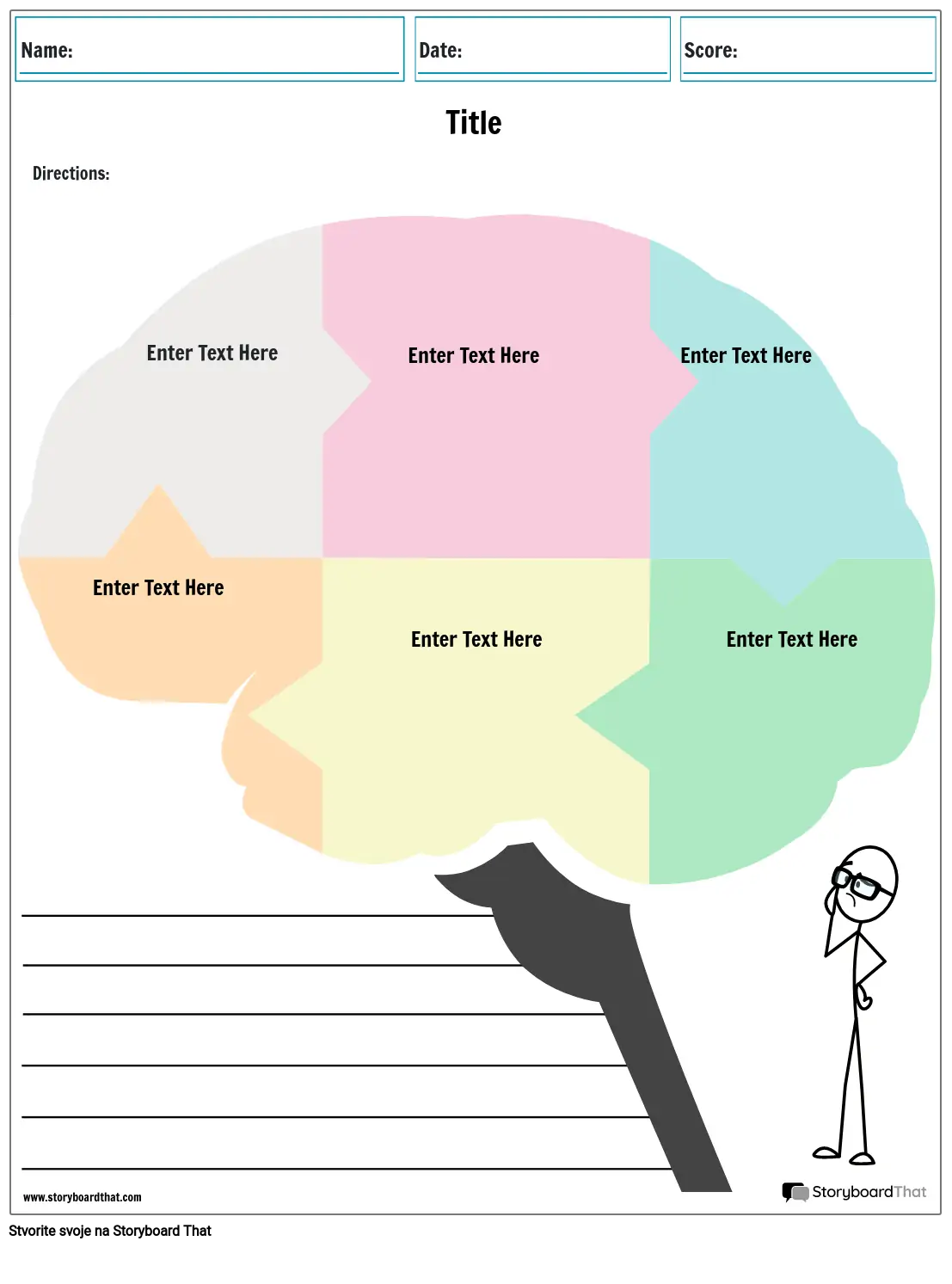 Grafički Organizator Mozak