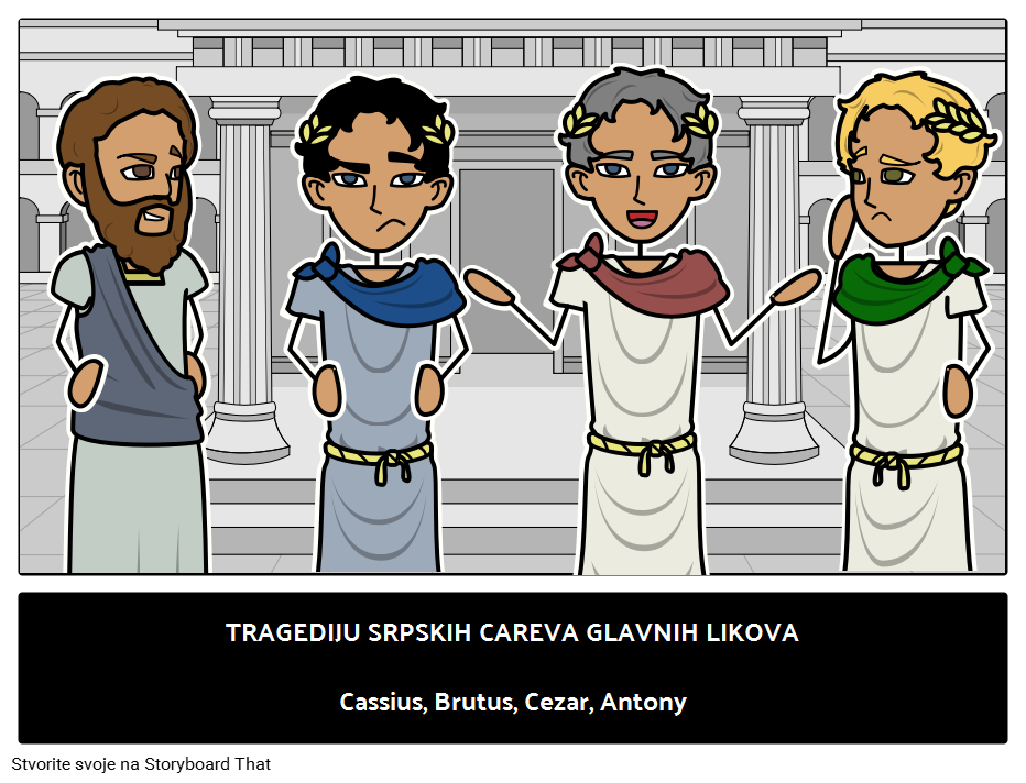 Julius Caesar Glavni Likovi Storyboard Por Hr examples