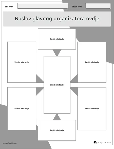 New Create Page General Graphic Organizer 4 (crno-bijeli)