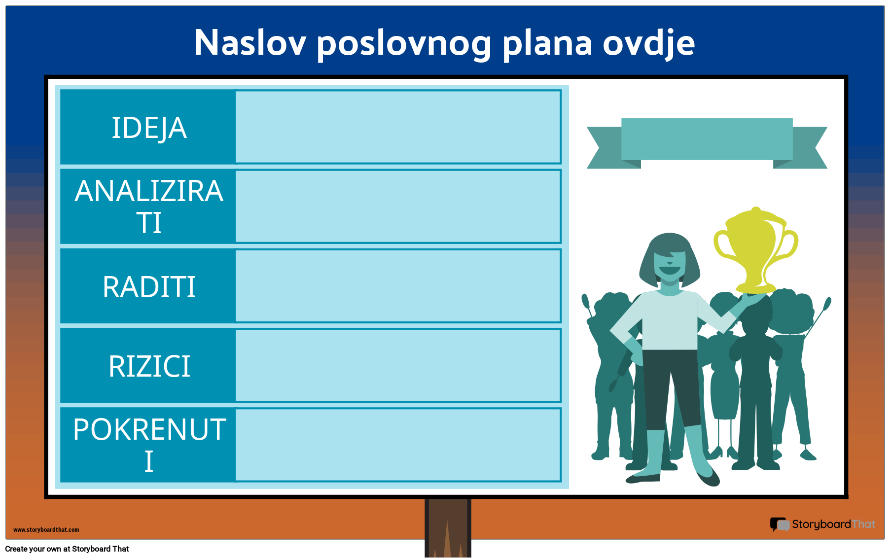 Poster Korporativnog Poslovnog Plana 1