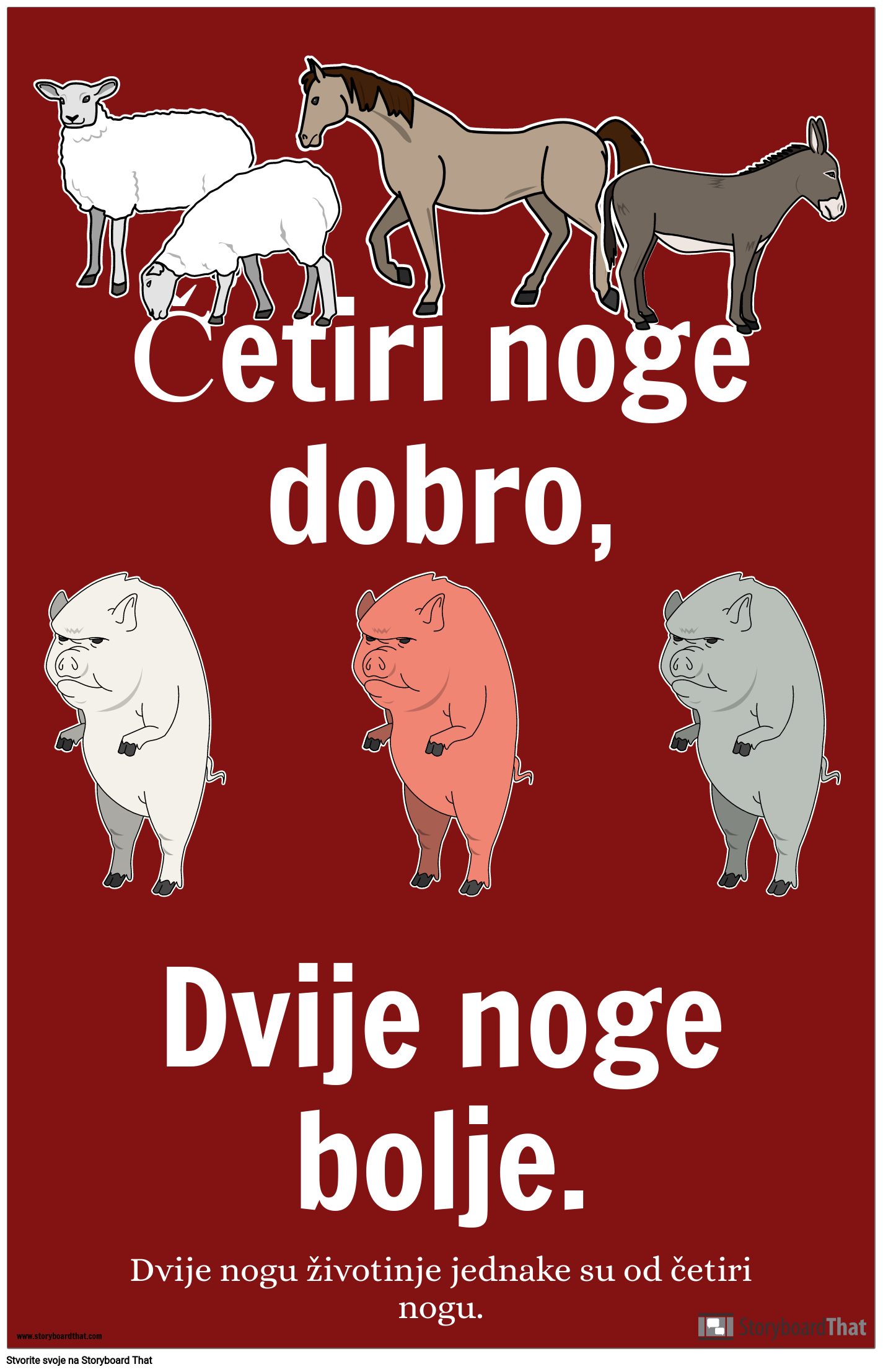 Poster za Propagandu Farme Životinja