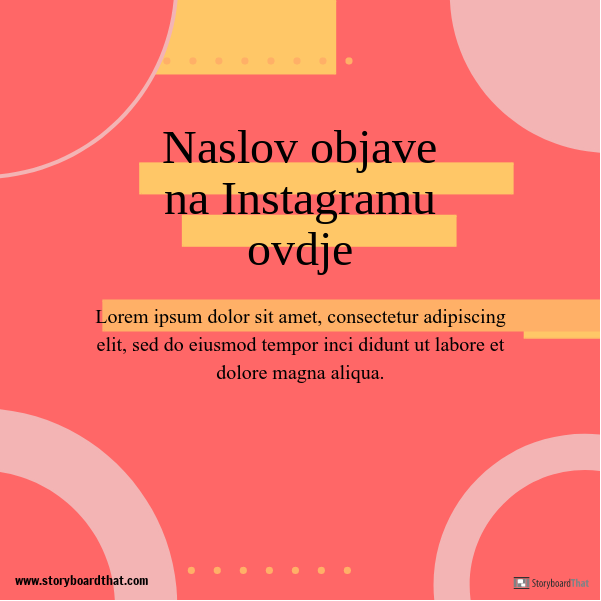 Predložak Korporativne Objave na Instagramu 3