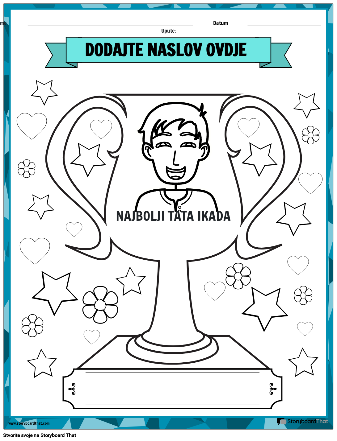 Radni List Trofej za Tatu