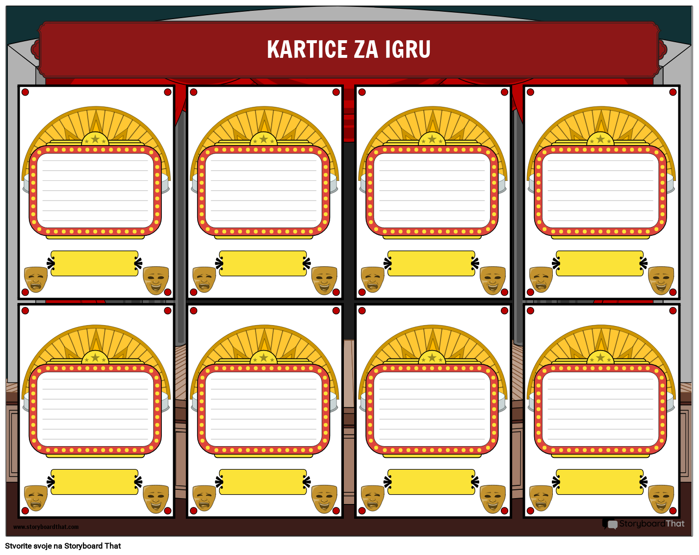 Set Karata za Dramsku Igru