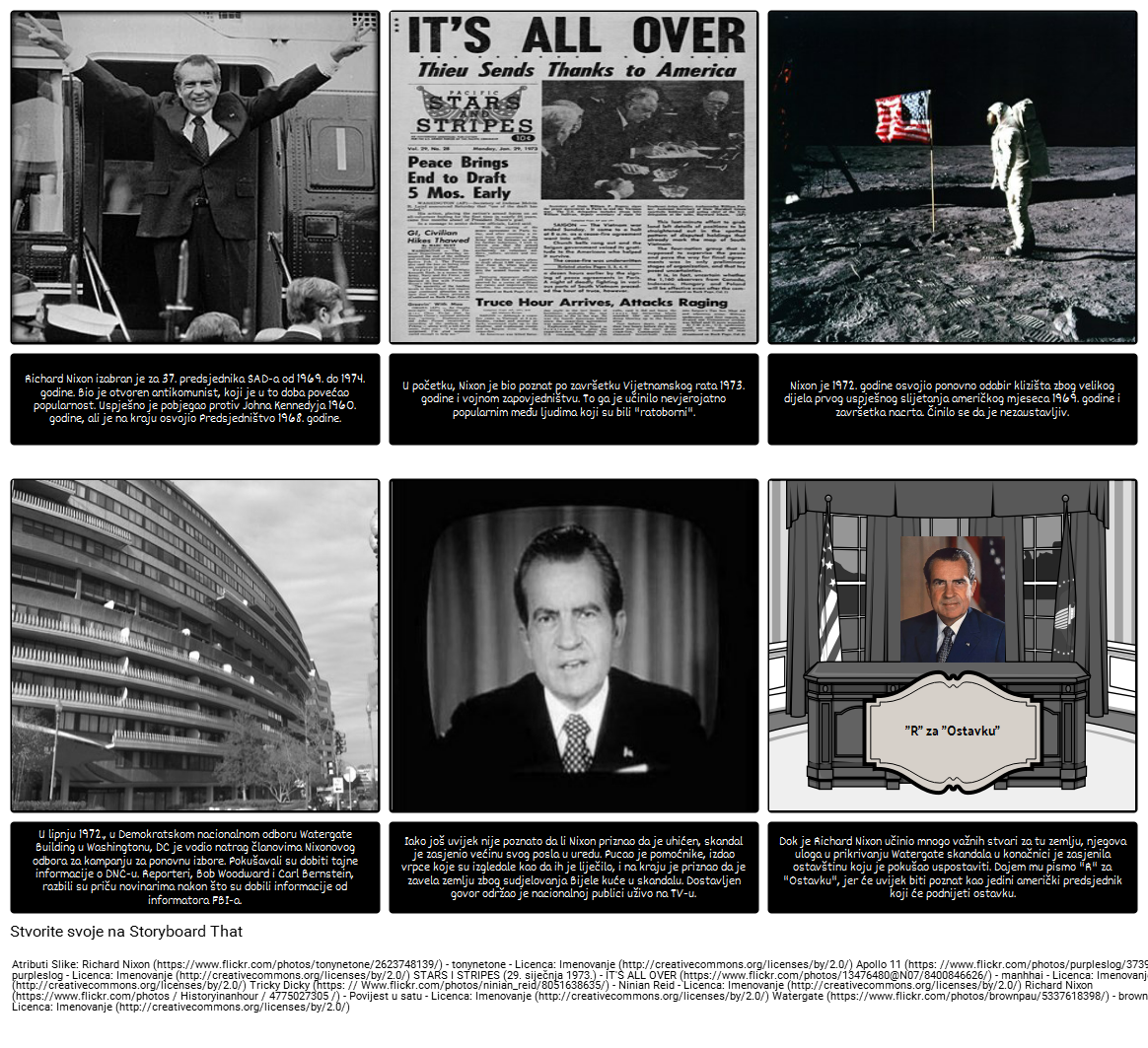 Skandal u Grimiznom Pismu - Richard Nixon