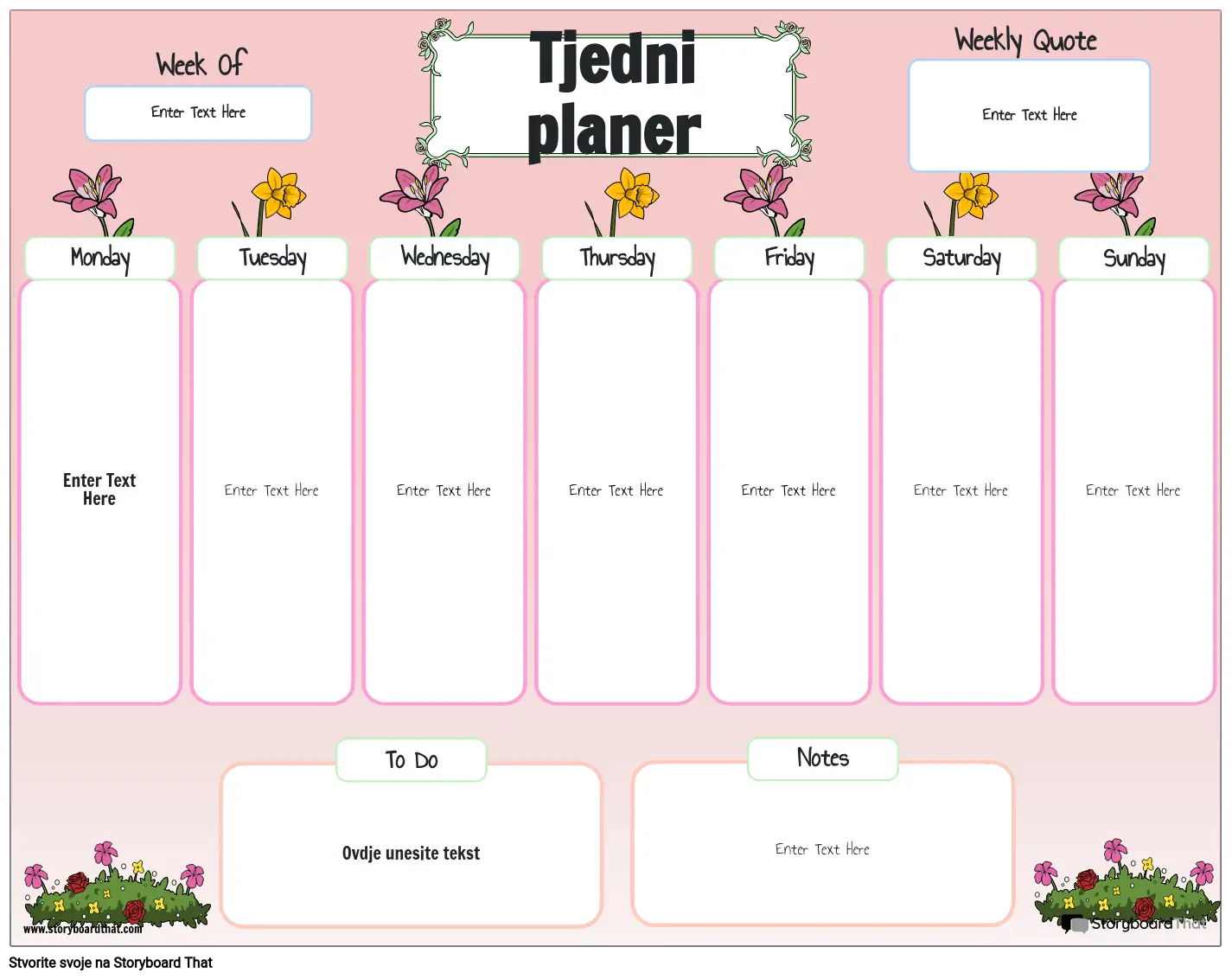 Tjedni Planer 4