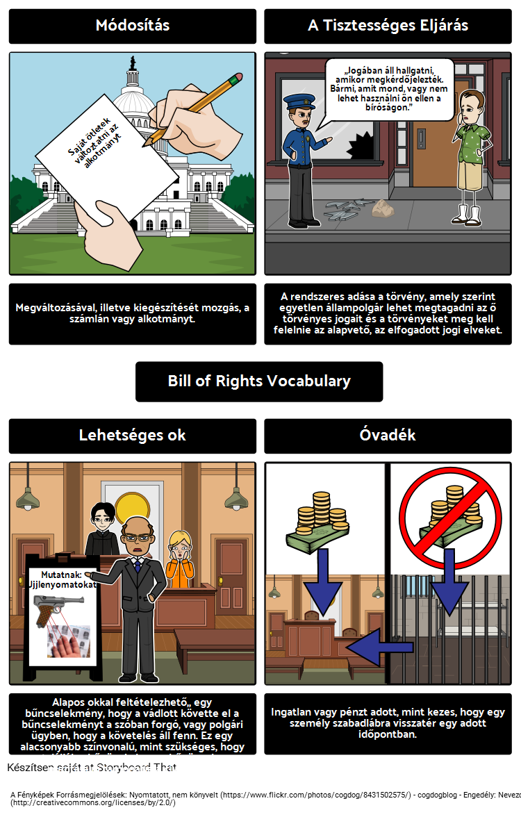 A Bill of Rights - Vocabulary