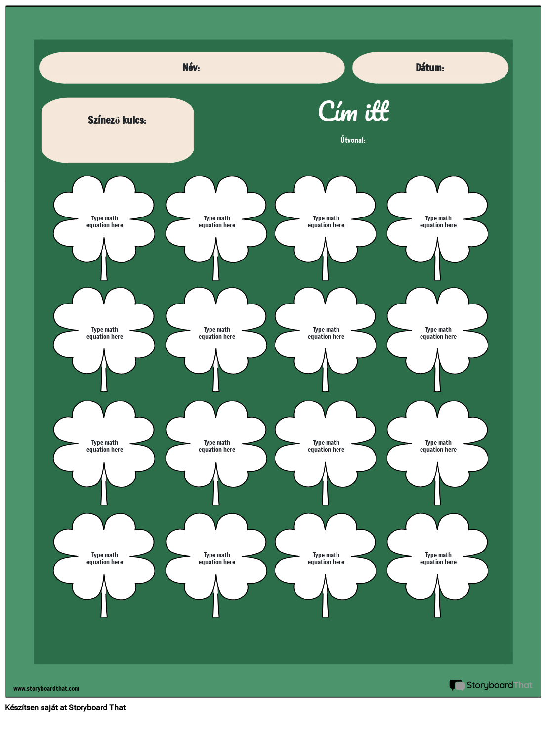 St. Patrick's Day Color by Math