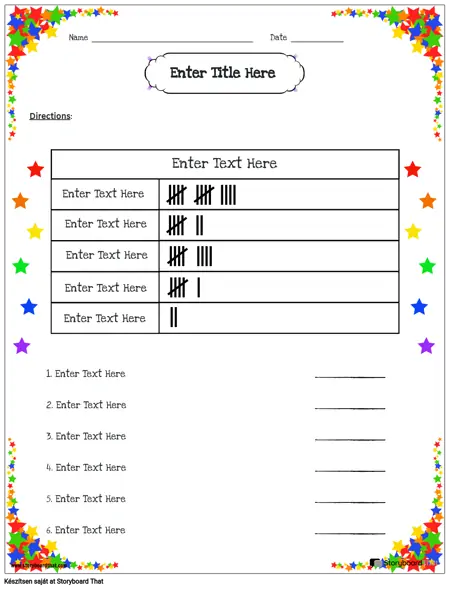 Tally Chart 2